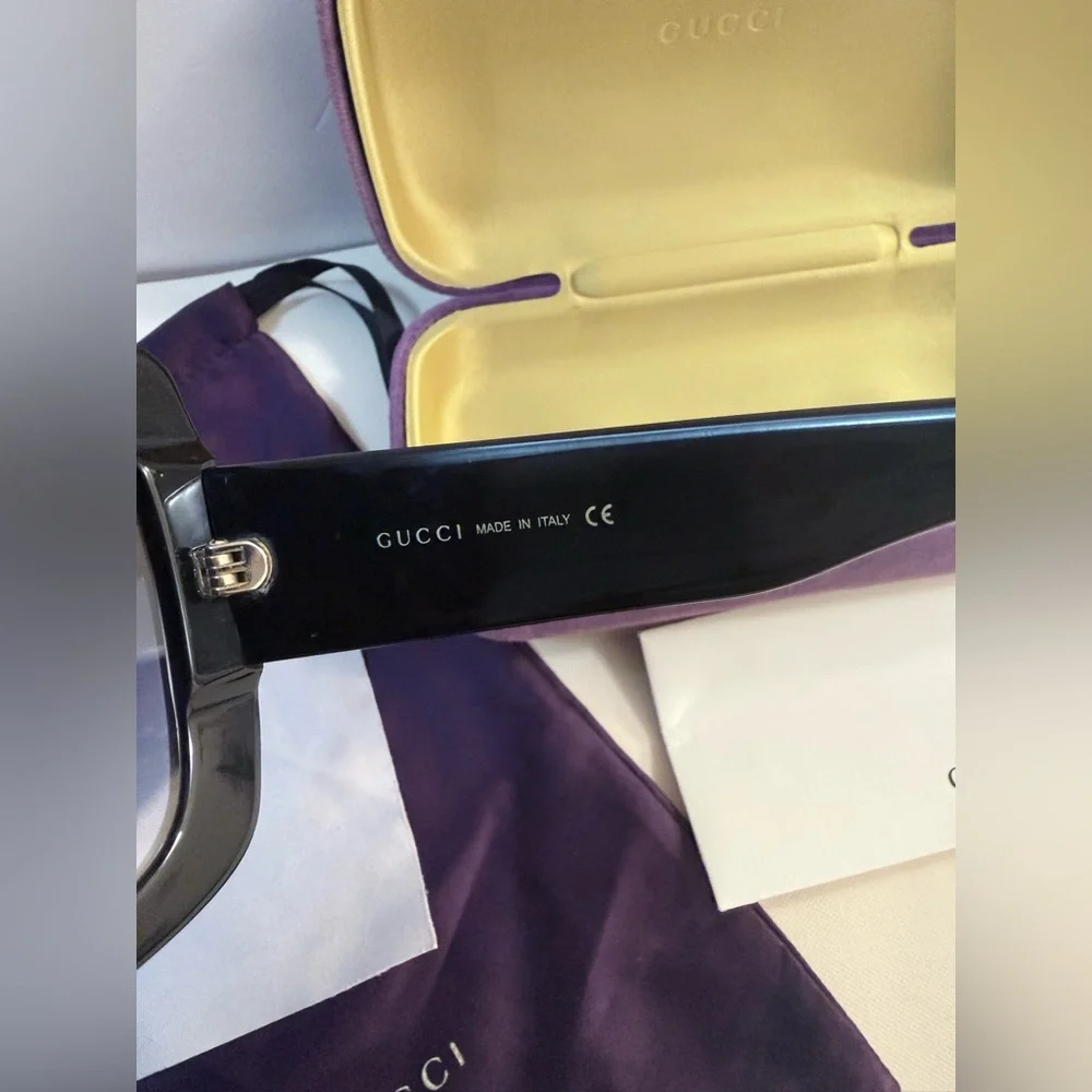 Gucci Black Square Sunglasses